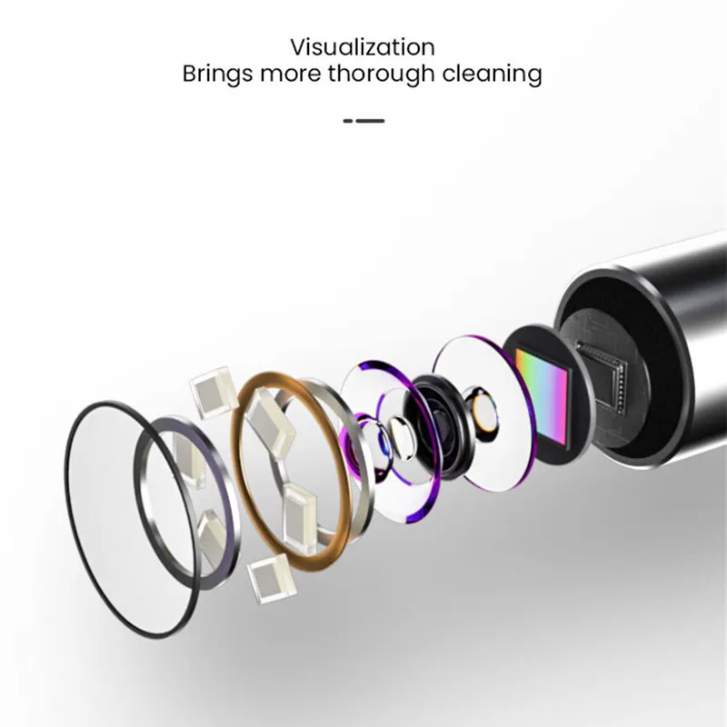 Bebird R1 Endoskopi Stik Telinga Visual Pintar Asli 300W Korek Telinga Presisi Tinggi Kamera Mini Otoskop Perawatan Kesehatan Pembersih Telinga