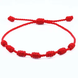 Simple Handmade Lucky Red Bracelet for Kids Red Rope Knot Bracelets Baby Lucky Bracelet Jewelry Bijoux Gifts