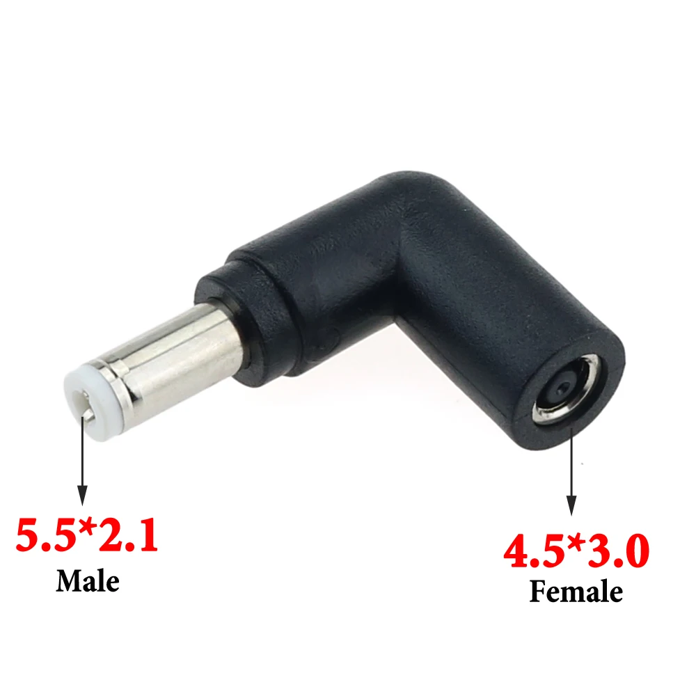 1pcs DC 4.0X1.7 4.5*3.0 4.8*1.7 5.5*2.1 5.5*2.5 Power male Plug to Female 4.5*3.0mm Charging Converter Laptop Adapter Connector