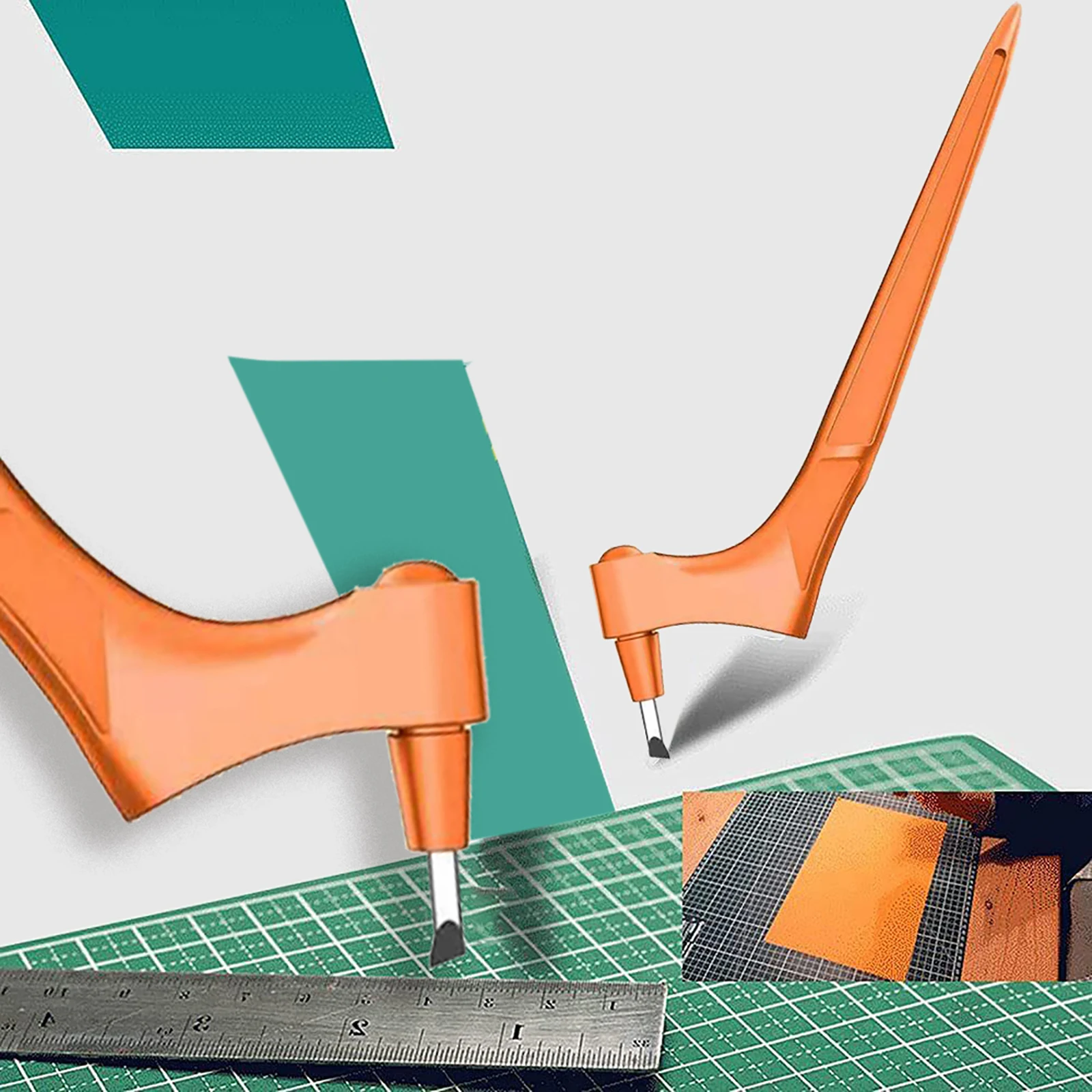 Craft Cutting Tools 360 Rotating Blade Paper-Cutter 3 Replace Blade Craft Cutting Knife DIY Art Wear-Resisting Art Cutting Tools