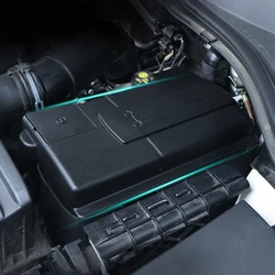 Car Engine Battery Protection Cover For Volkswagen VW T-ROC Tiguan 2 MK2 2016 2017 2018 2019 2020 For Skoda Superb 3 Accessories