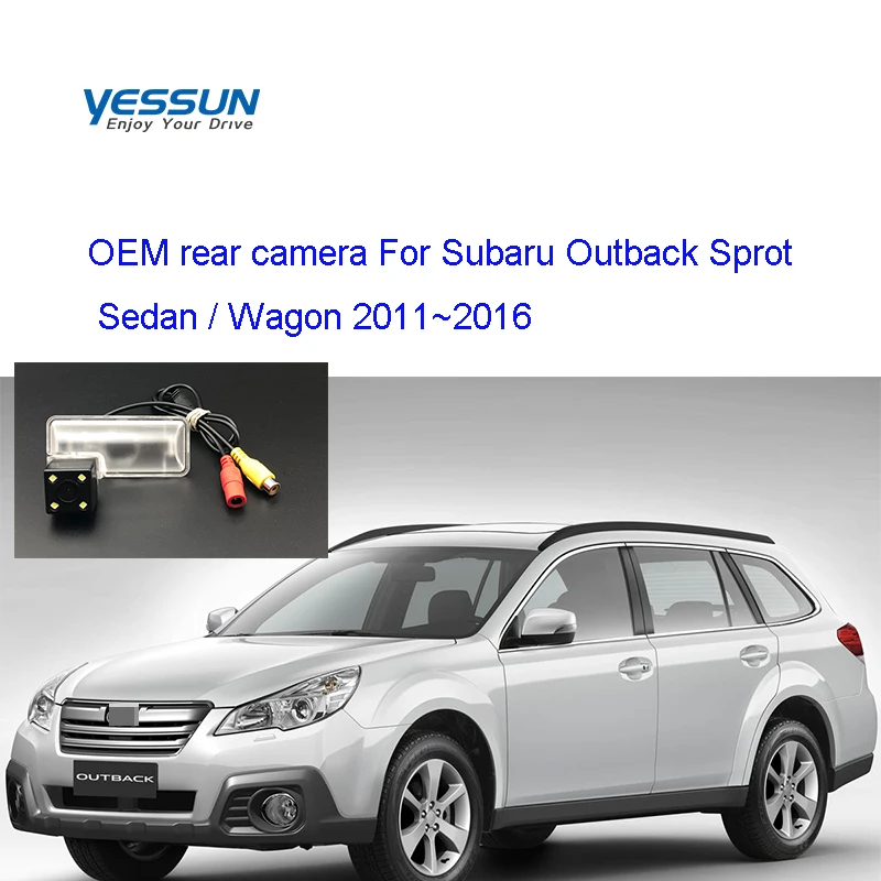 

License Plate Rear View Camera For subaru outback 2013 Subaru Outback Sprot Sedan Wagon 2011~2016
