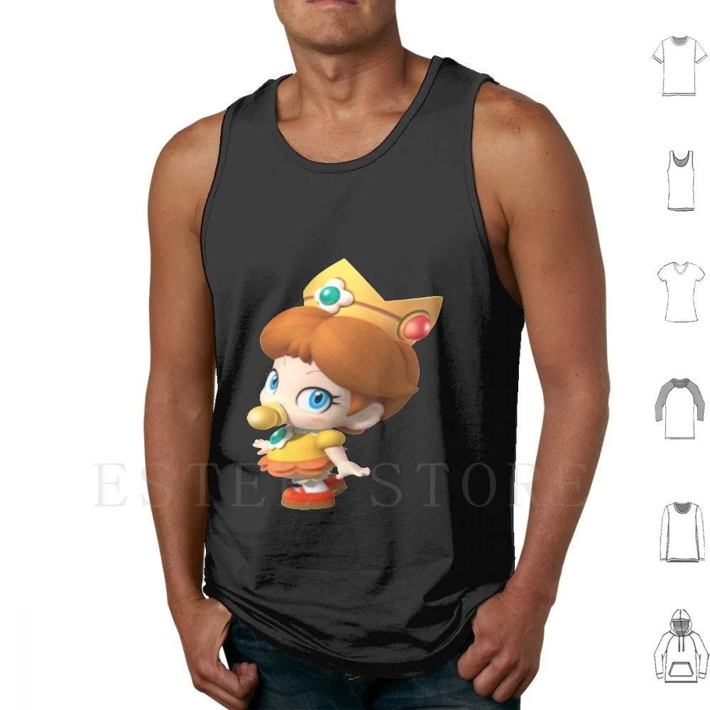

Baby Daisy Tank Tops Vest Sleeveless Princess Daisy Princessdaisy Daisy Princess Of Sarasaland Princess Ofsarasaland