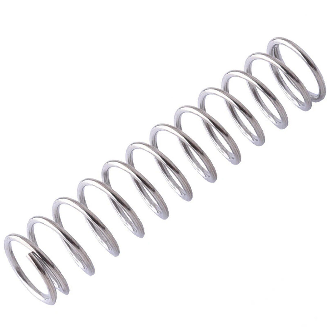 Cable de resorte de compresión de 10 piezas, diámetro de 0,6mm, 304, acero inoxidable tipo Y, longitud de resorte de retorno comprimido de 5-50mm