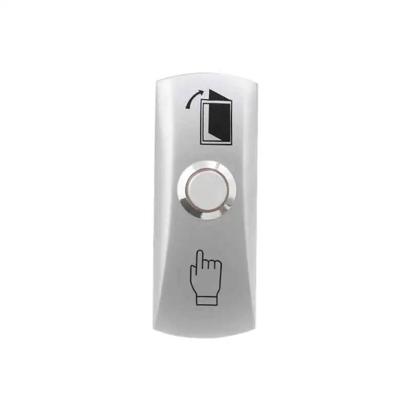 5pcs Metal Exit Button With The Bottom Box For Access Control Aluminum Alloy Material Dimensions: 80Lx30Wx23H(Mm)