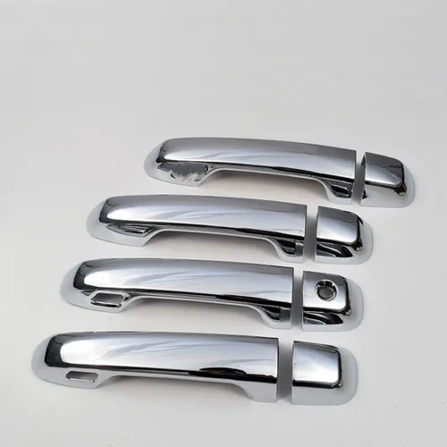Imagen 2 del producto Para Toyota 4Runner 4 Runner 2010 2011 2012 2013 2014 2015 2016 2017 cubierta cromada de manija de puerta de coche decoración embellecedora accesorios de estilo