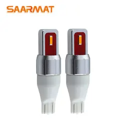2PC T15 W16W WY16W 15 SMD 2835 LED CANBUS NO ERROR Car Tail Bulb Brake Light Auto Reverse Lamp Turn Signals white yellow amber