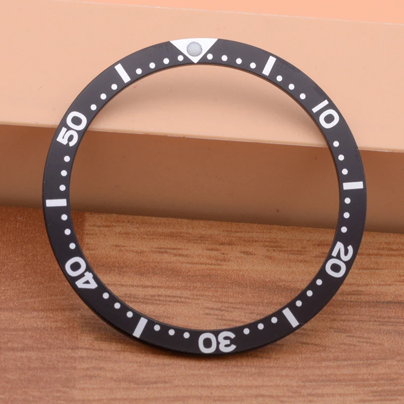 38mm Metal Bezel Insert For  Watch Case Prospex SKX007 SPRD Street Collect Watch Face Watches Replace Ring Men's Watches