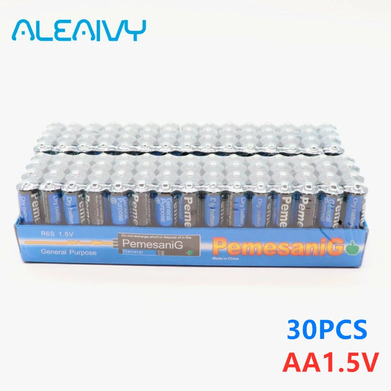 

New 30PCS Disposable alkaline dry battery AA 1.5V Battery, Suitable For Camera, Calculator, Alarm Clock, Mouse, Remote Control