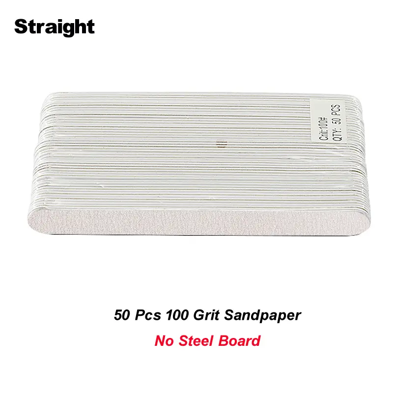 50Pcs/Lot Replaceable Nail File Strong Sandpaper Pedicure Limes Professional Removalble Pads With Metal Board For Manicure Tools - Image 7