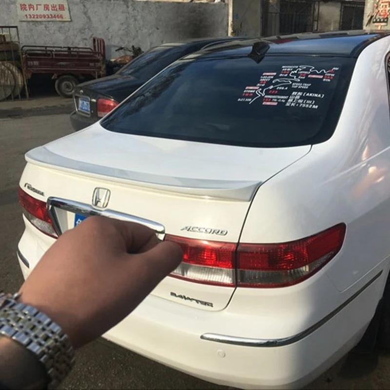 

Спойлер для губ Honda Accord 2003-2005, модель губного спойлера, высококачественный АБС-материал, автомобильное заднее крыло, праймер, задний спойлер