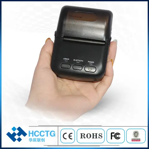 58mm 미니 모바일 휴대용 열 영수증 프린터 드라이버 안드로이드/IOS RS232/USB/블루투스 (HCC-T12)