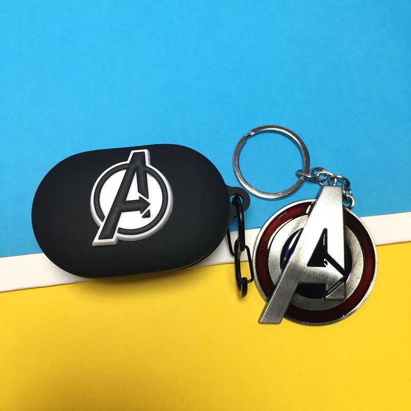 Custodia per auricolari in Silicone Disney con portachiavi per Xiao Redmi Airdots 3 custodia per cuffie Bluetooth senza fili per cartoni animati