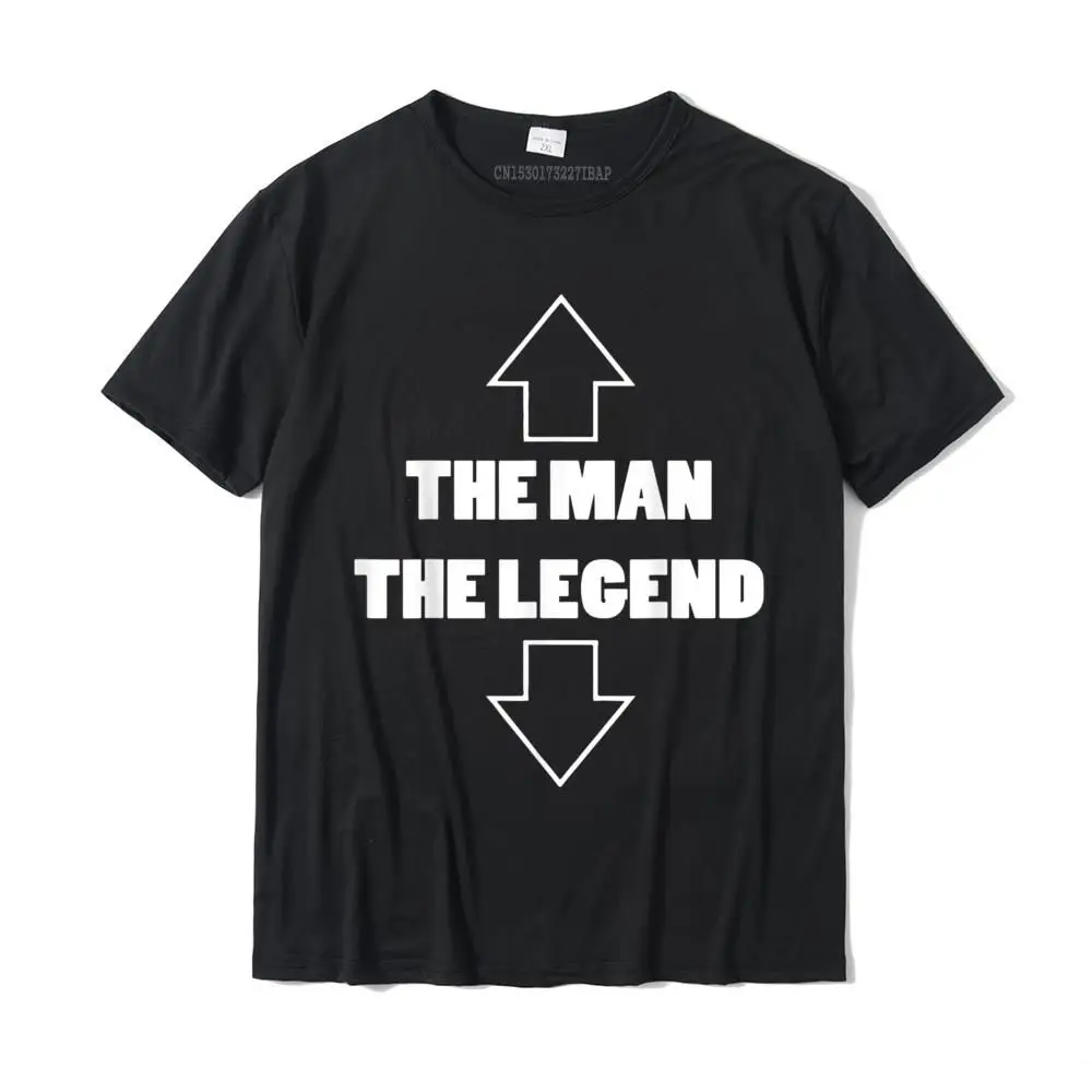 De Man De Legende T-shirt Student Heersende Custom Tops & Tees Katoenen T-shirt Ontwerp Kerst Dag Tops & Tees