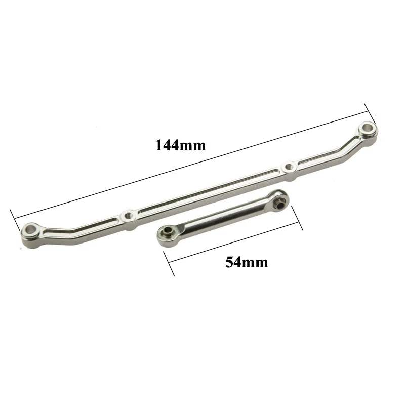 YEAHRUN Aluminum Steering Linkage Link Arm for 1/10 Axial SCX10 RC Rock Crawler Car Upgrade Accessories