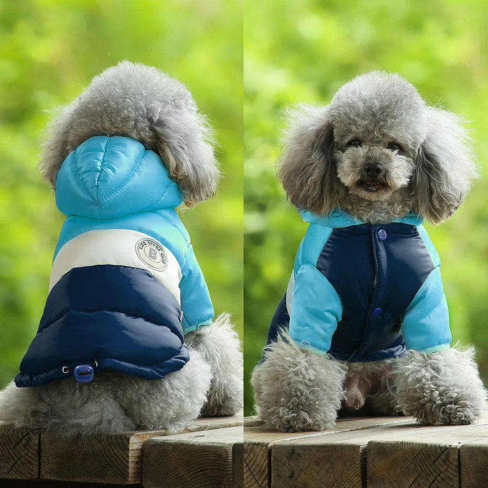 Winter Pet Dog Clothes Warm Dog Coat Jacket Waterproof Puppy Hoodies For French Bulldog Chihuahua Small Medium Dogs Yorkie