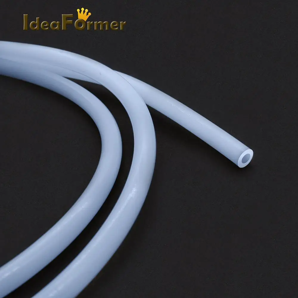 1 미터 보우 덴 압출기 V5 V6 용 PTFE 튜브 파이프 J 헤드 핫 엔드 1.75mm/3.0mm 필라멘트 ID 2mm 1mm 3mm OD 4mm 3D 프린터 부품