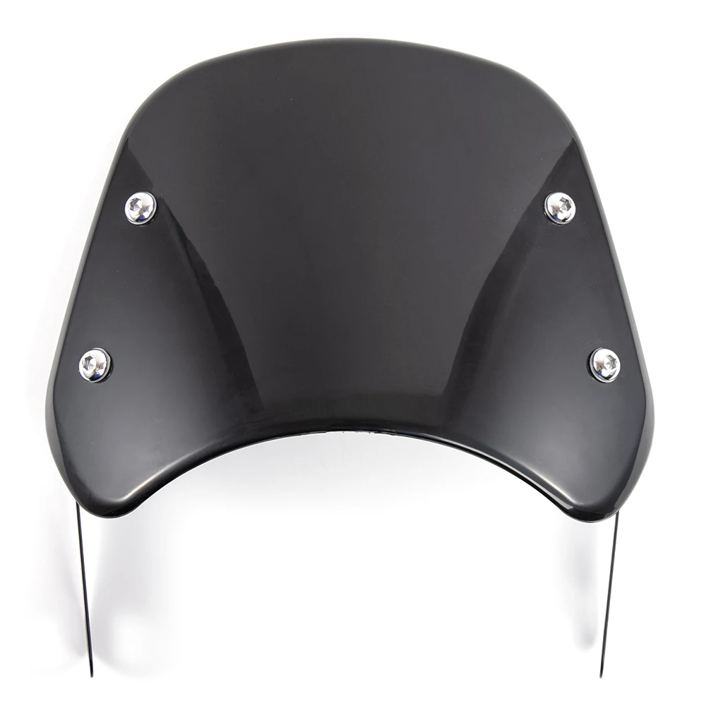 for Bandit Honda Hornet 600 Kawasaki Zephyr Z750 Universal Motorcycle Windshield 5-7inch Windscreen Deflector Moto Accessories