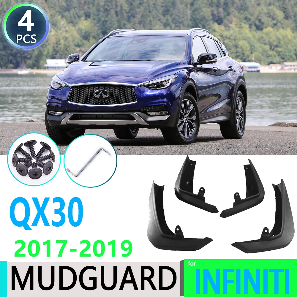 

for Infiniti QX30 2017 2018 2019 Car Fender Mudguard Mud Flaps Guard Splash Flap Car Accessories