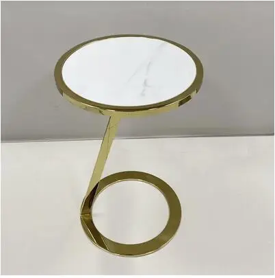 Side several Nordic Light luxury modern tea table Mini side cabinet small side table simple stainless steel round corner table