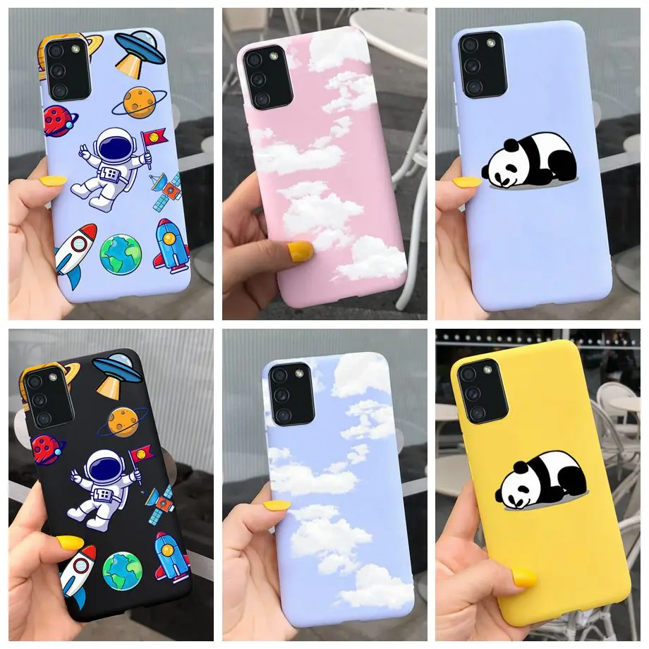 For Samsung Galaxy A03s Case Flower Slim Soft TPU Samsung A03S A 03S Back Cover Shell Silicone Sofu touch 6.5