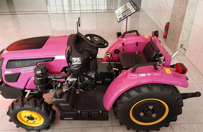 New Orchard Mini 50HP Garden Tractors With Four Cylinder Engine Machine Multifunction Farm Tractors