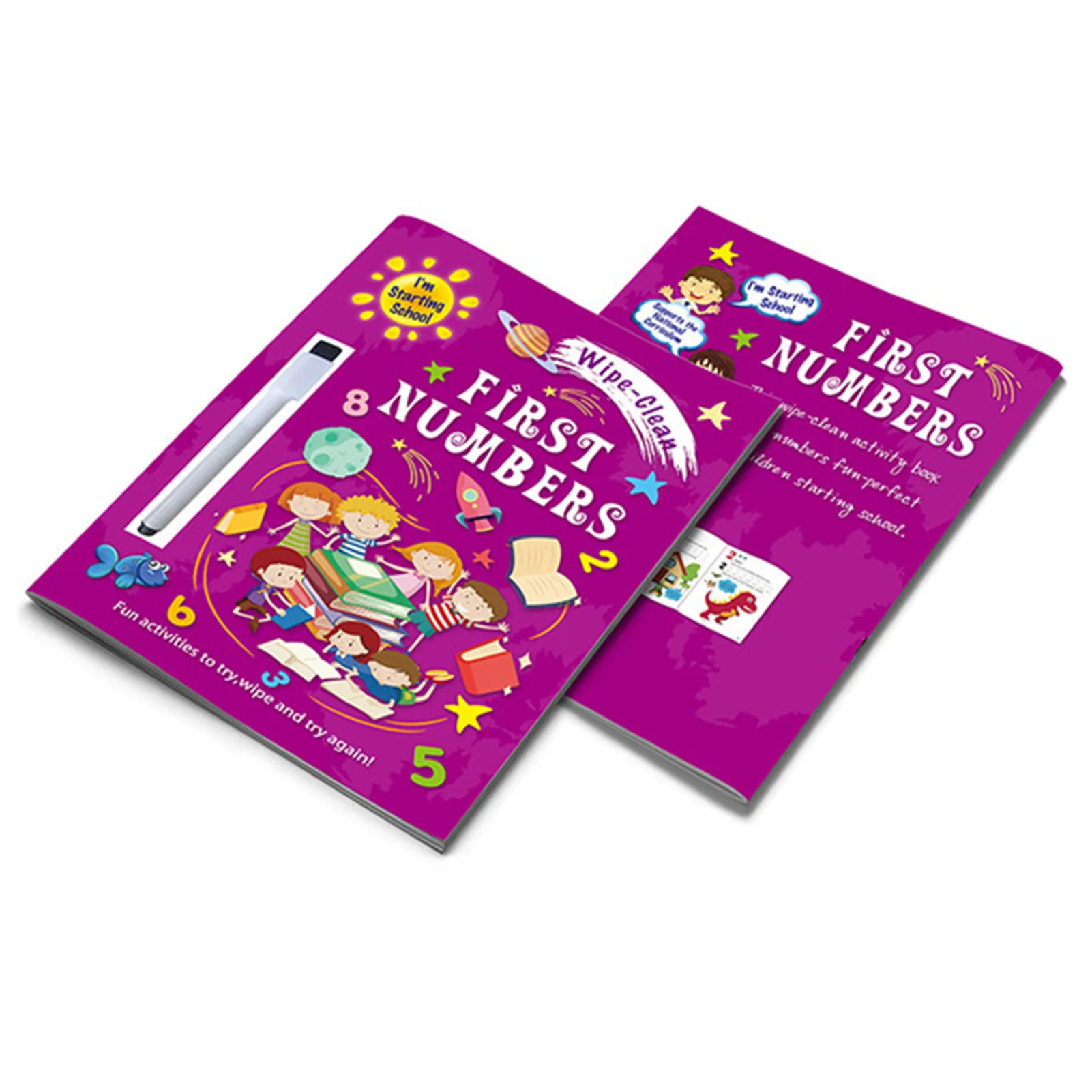 Magic Workbook Reusable Calligraphy Copybook Coloring Painting Notebook Children Early Educational Learning Supplies Toy