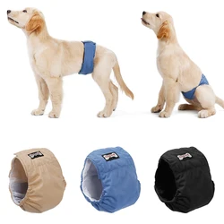 Large Dog Diaper Sanitary Physiological Pants Reusable Teddy Golden Male Dog Shorts Underwear Briefs Pet Diaper XS-XL