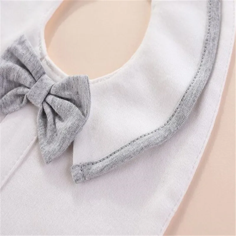 Lawadka Baby Bibs For Boys Cotton Newborn Gentleman Bow Baby Girls Bibs Cute Boys Burp Cloth Infant Saliva Towels Bandana