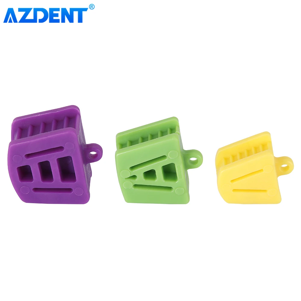 3 Sizes Dental Occlusal Pad AZDENT Rubber Bite Opener Blocks Mouth Prop Large Medium Small Orthodontic Supplies Dentistry Tools