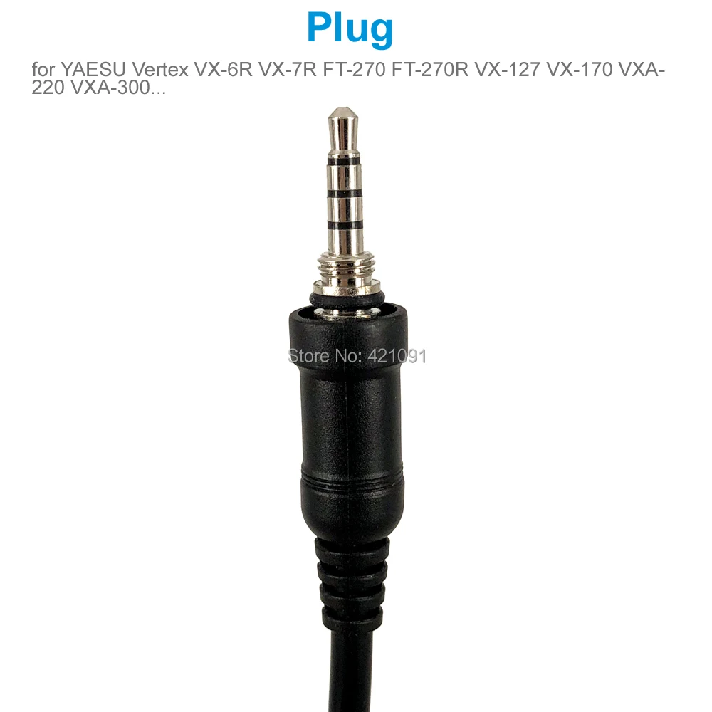 Tactical PTT for YAESU Vertex VX-6R/7R VX6R VX7R FT-270/270R VX-127/170 Walkie Talkie Headset Headphone