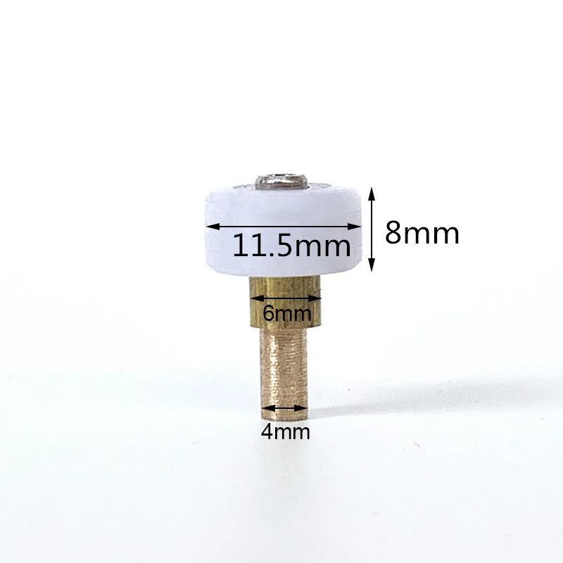 4pcs/Lot DIY CO2 Mini Laser Stamp Engraving Cutting Machine K40 Part Head Mount Carriage Wheel Replacment Rollers Set