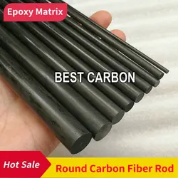 1000mm length Round Pultruded Carbon Fiber Rod,crp rod, cfk rod