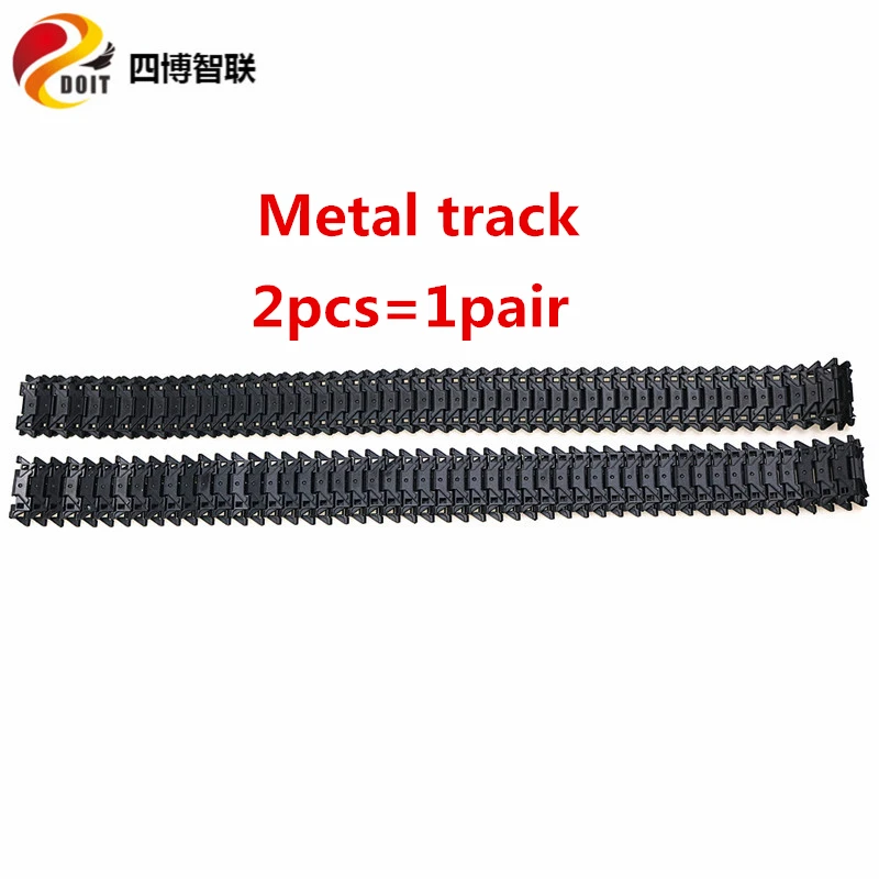 SZDOIT Metal/Plastic Tank Chassis Tracks Conveyor Belt for RC Crawler Robot Vehicle Parts