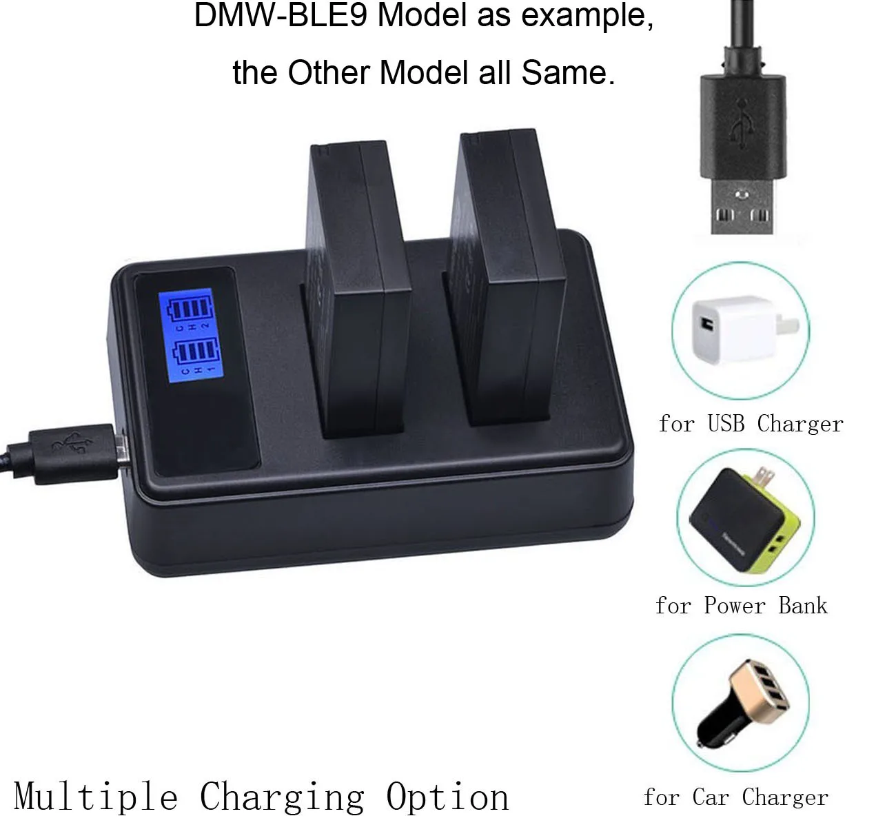 Battery +Charger for Sony HDR-AS50, HDR-AS100V, HDR-AS200V, HDR