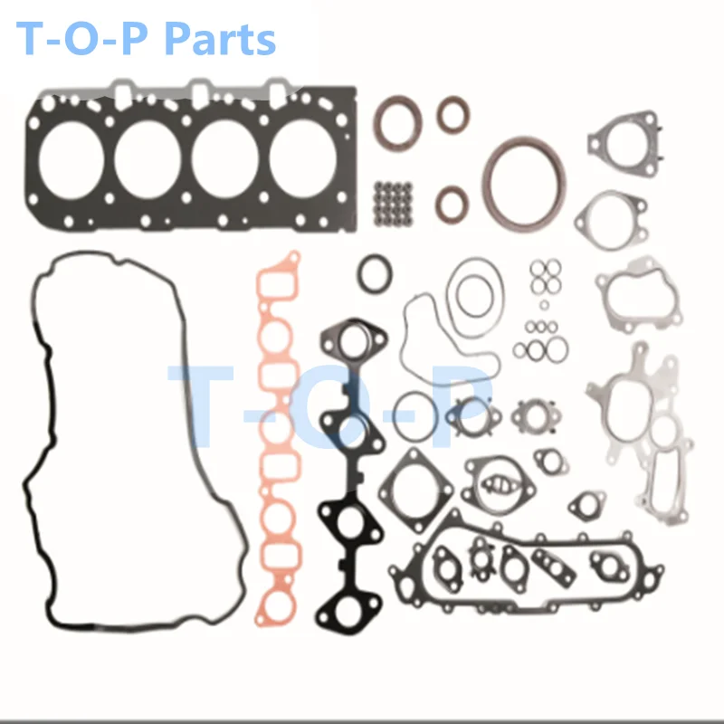 2KDFTV 2KD-FTV 2KD Engine Repair Overhaul Kit 04111-30571 Gasket Set for Toyota Hilux Hiace Dyna 150 Innvova Fortuner 2.5TDI