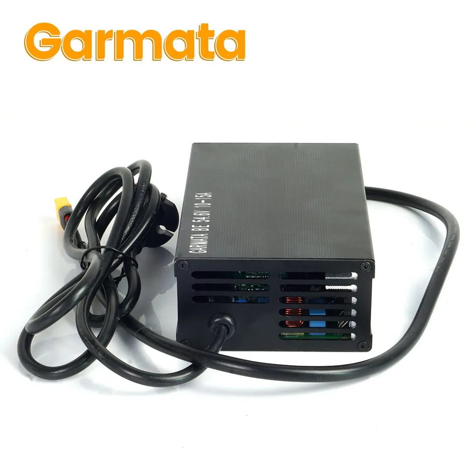 GARMATA E-bike lithium battery CHARGER LED Display 48v15a 20s 54,6v off-road mountain scootersre Bicycle small high power charge