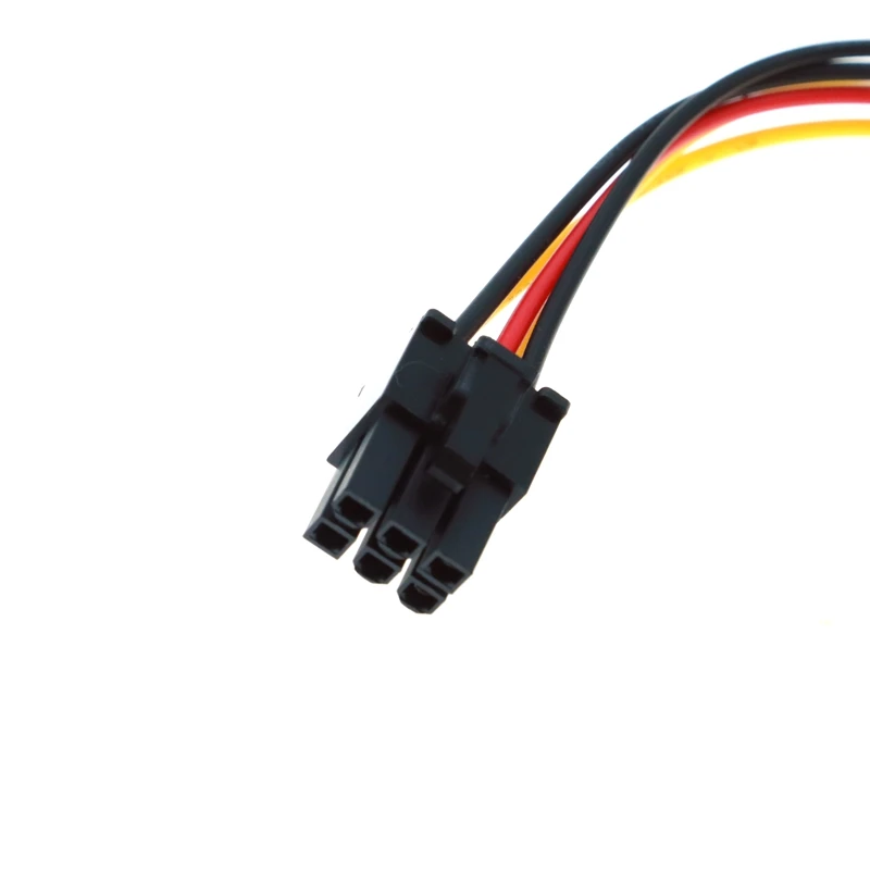 15Cm Ide Dual 4pin Molex Ide Male Naar 6 Pin Vrouwelijke Pci-E Y Molex Ide Power Cable Adapter Connector voor Video Kaarten Dropshiping