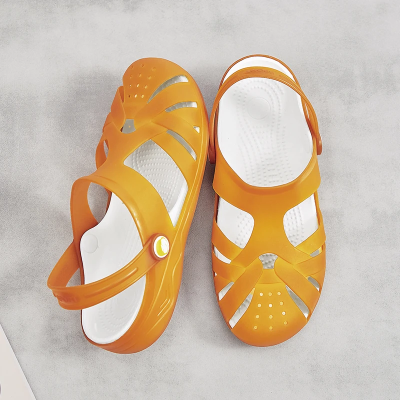 2021 Summer Women's Garden Sandals Breathable Beach Aqua Shoes Outdoor Wading Hollow-out Jelly Clogs Light Sandalias Zapatos