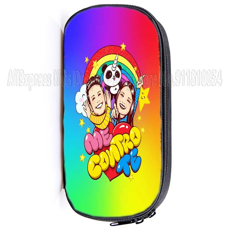 Funktionär Studenten Mich Contro Te Bleistift Fall Kinder Cartoon Anime Bleistift Box Jungen Mädchen Kinder Zipper Schreibwaren Lagerung Taschen