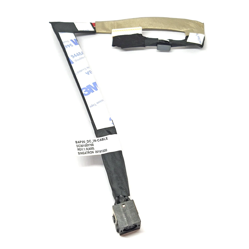 HengXC Brand New DC In Cable For DELL Alienware M17X R4 DC Jack 00K5M1 DC30100Y700 BAP20