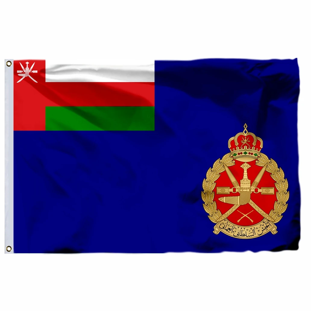 Standard Sultan Oman Naval Ensign Flag 3X5ft President 90X150cm 4X6FT  60x90cm 21x14cm Royal Army Banner