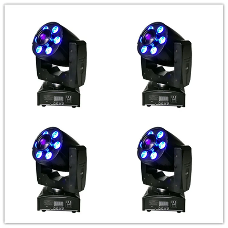 

4pcs New Style 30W MINI LED Spot Moving Head+wash Light for Wedding Christmas Birthday DJ Disco KTV Bar Event Party Show