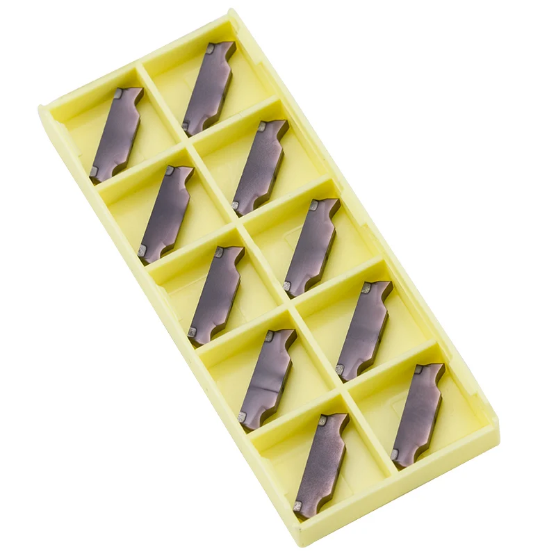 Imagem -05 - Carbide Grooving Insert Torno Mggn Fenda Lâmina-lh -r -l Cnc Corte Turning Ferramenta Lâmina 10pc Mggn150 200 250 300 400 500 600