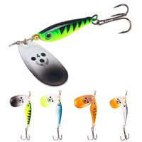 1Pcs Long Cast VIB Fishing Spoon Lures Metal Spinner Hard Bait Wobbler Artificial Baits Treble Hook For Bass Pike Fishing Tackle
