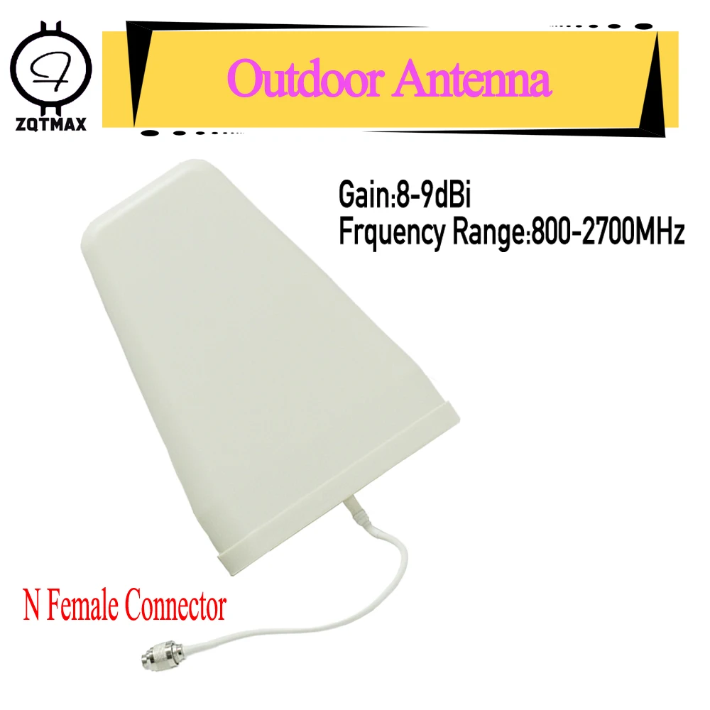 

ZQTMAX 2G 3G 4G Antenna Log periodic antenna 800-2700MHz For Mobile Phone Signal Booster CDMA GSM DCS Repeater LTE amplifier