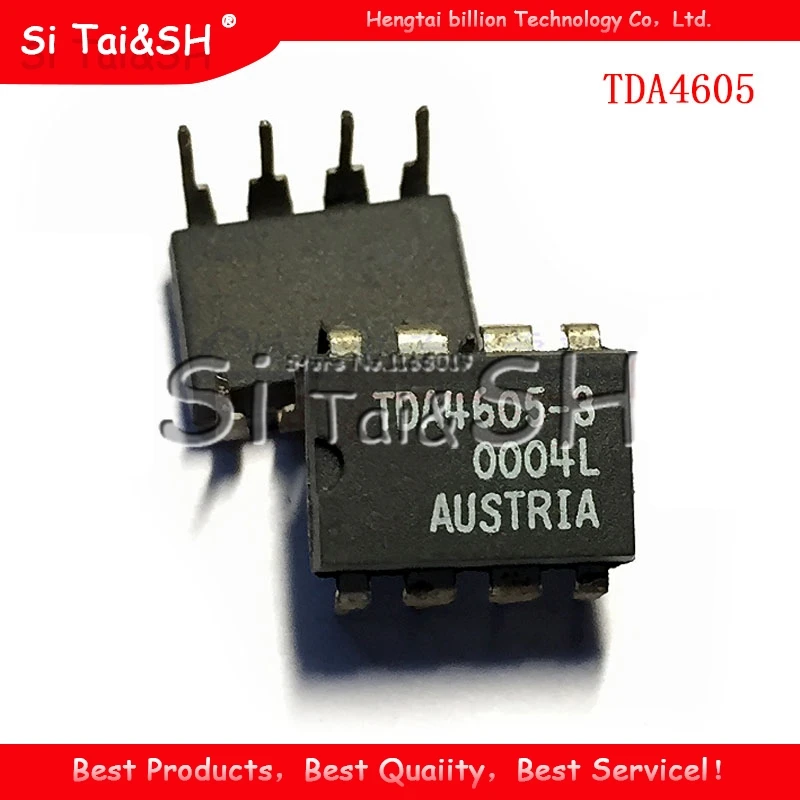 10PCS  TDA4605  TDA4605-3   DIP8 Switching power supply driver chip power IC