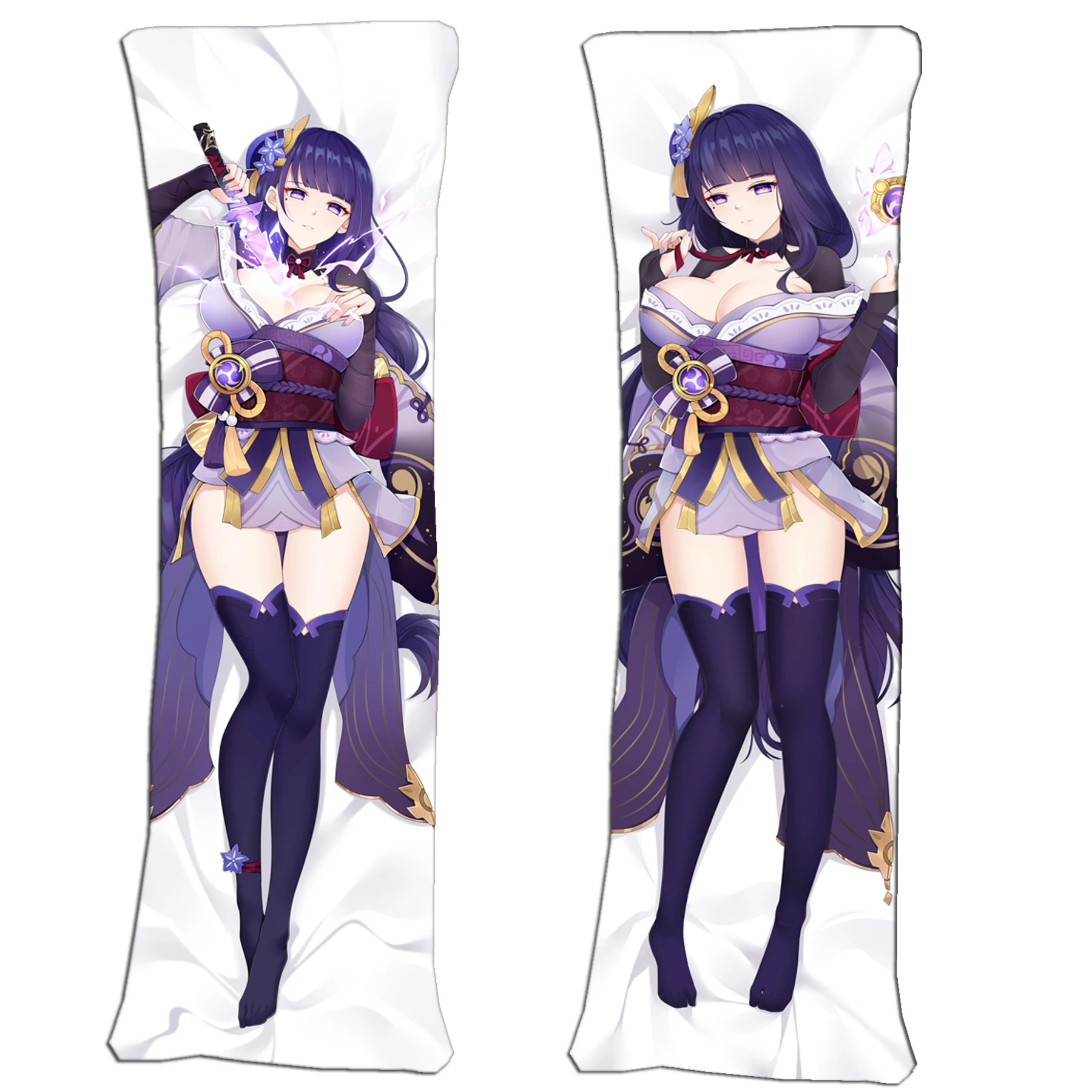 Game Genshin Impact Baal CharacterHugging Body Throw Pillow Cover Case Bedding Covers Male Dakimakura Pillowcase