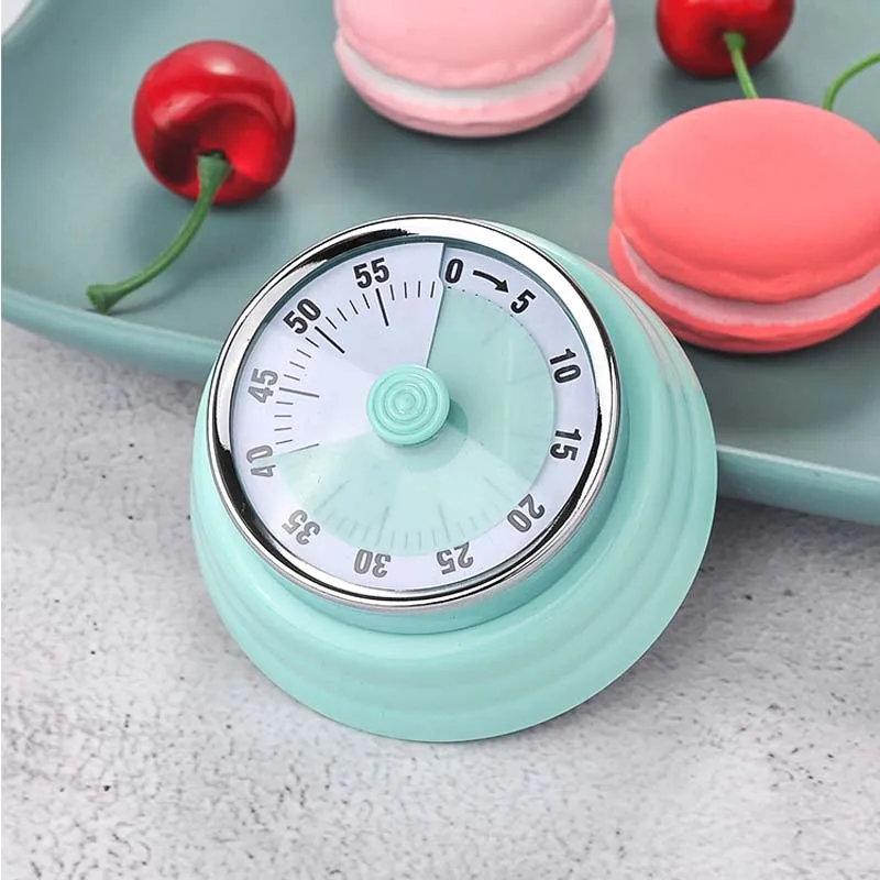 Stainless Steel Kitchen Timer Reminder Mechanism Water resistance Scale Merchanism Manual Setting for Cooking Baking Gym Working