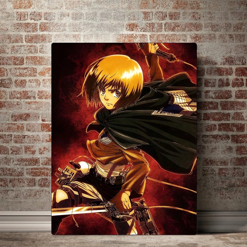 Wall Art Canvas Painting Wall Pictures Levi Classic Anime Nordic Modern Poster Print for Living Boys Room Decor Attack on Titan